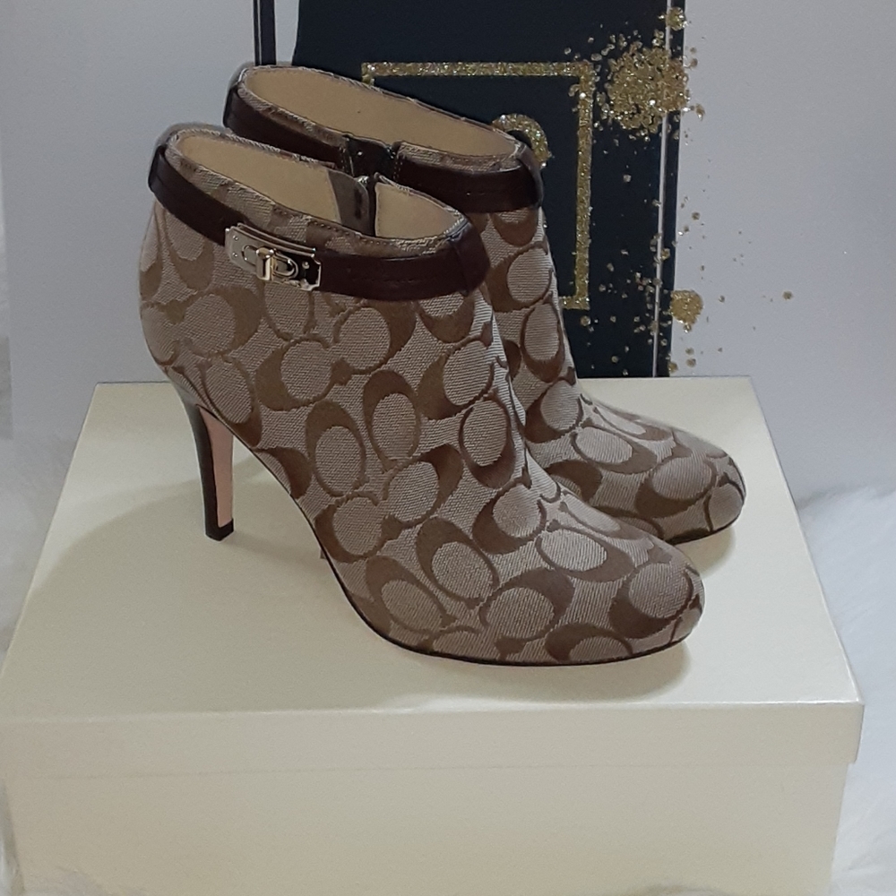 Authentic Coach Bennett Stiletto Booties